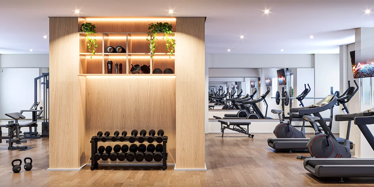 Perspectiva ilustrada do Fitness